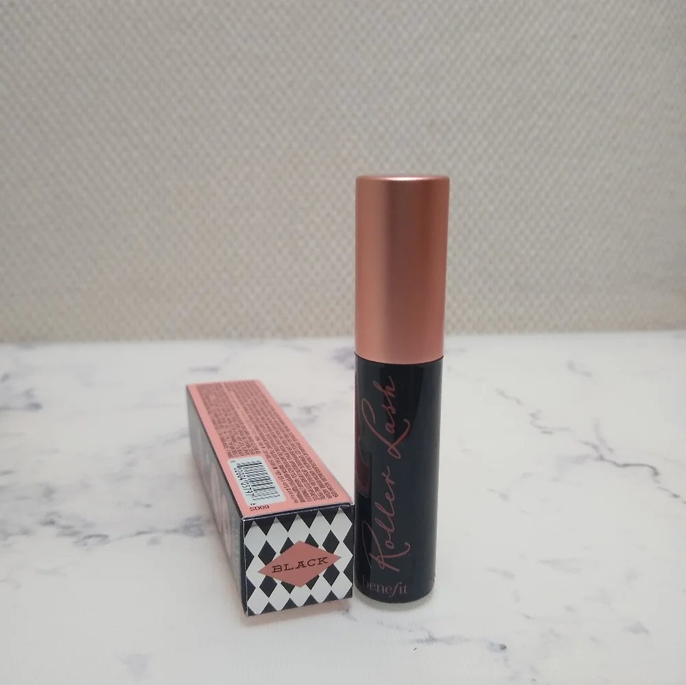 Benefit Roller Lash Curling Lifting Mascara Black Travel Size .1 oz/3 g